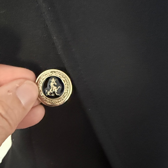 Zara Black Double-Breasted Women's Blazer - Picture 4 of 13